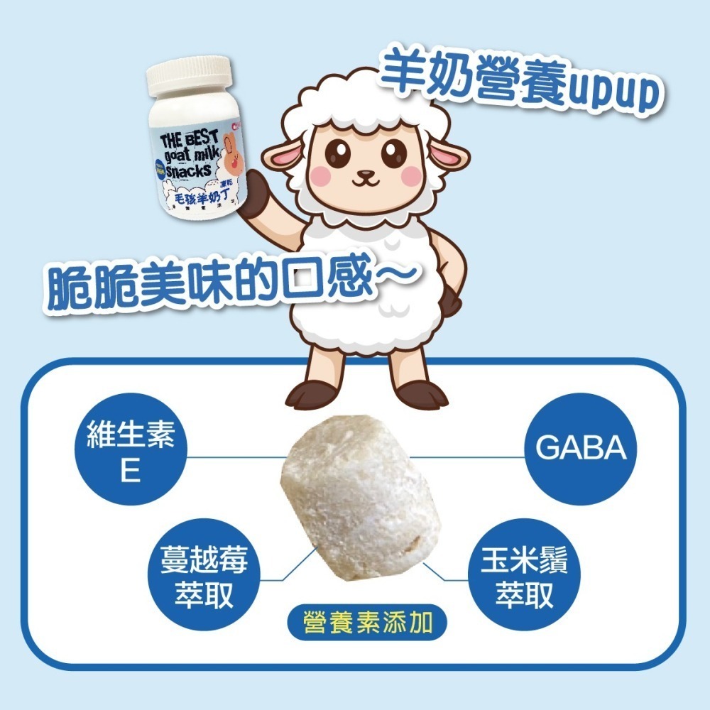 【毛孩寶PetPro】毛孩羊奶丁凍乾 ３０g/瓶-細節圖5
