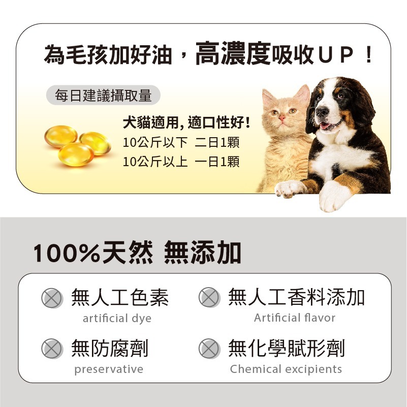 【毛孩寶PetPro】犬貓適用 | 毛孩深海魚油-西班牙100%頂級rTG型純魚油 / 30粒裝(瓶)-細節圖9