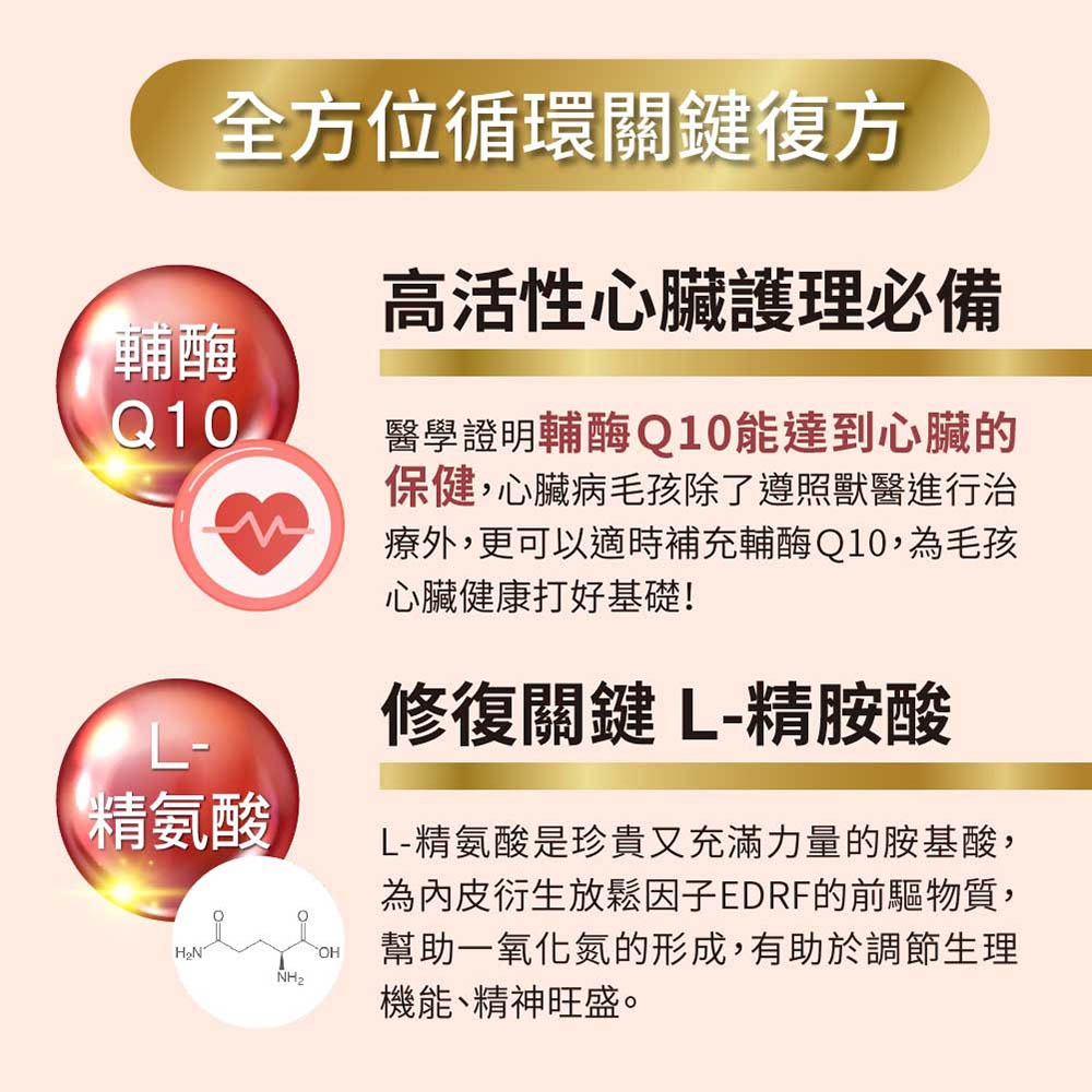 【毛孩寶PetPro】犬貓適用 | 心血管保健膠囊-Ｑ10輔酶＆紅蚯蚓酵素等六大循環心關鍵配方-細節圖7