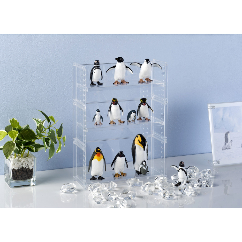 日本製 INOMATA 3803 可調層板透明展示架-細節圖3