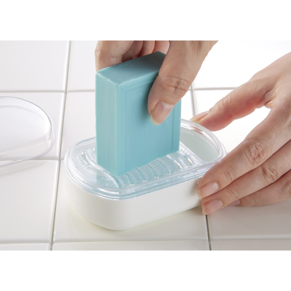 日本製 INOMATA 3111 固體肥皂削粉盒-細節圖3