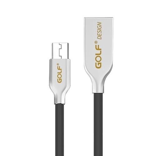 GOLF USB 2.0 轉 Micro USB 鋅合金接頭多彩細線(1M)-細節圖7