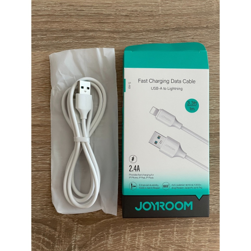 JOYROOM S-A9 恒久系列 USB-A to 平果 2.4A 快充線1M 充電線