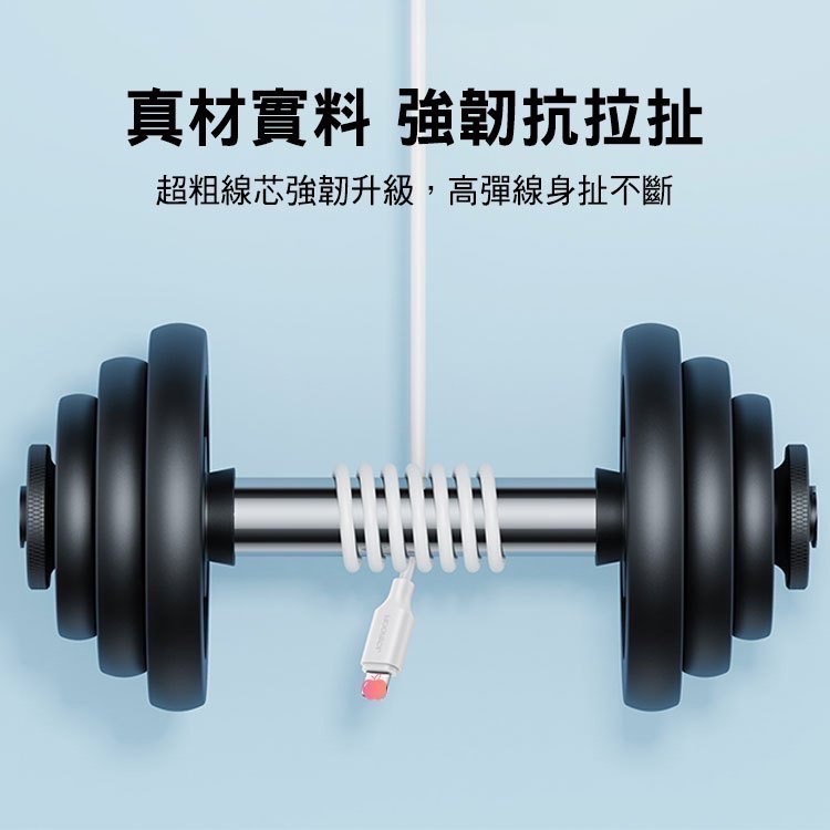 JOYROOM S-A9 恒久系列 USB-A to 平果 2.4A 快充線1M 充電線-細節圖10