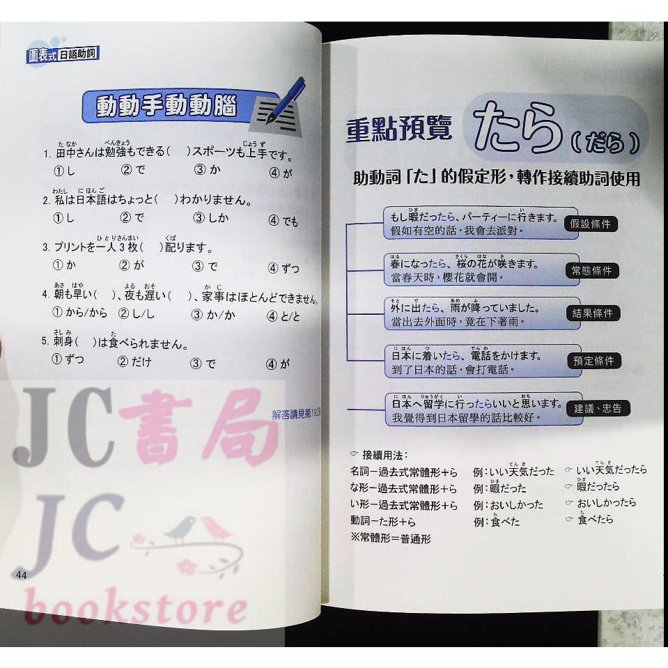 【JC書局】三民書局 獨學日本語 圖表式日語助詞 日文-細節圖3