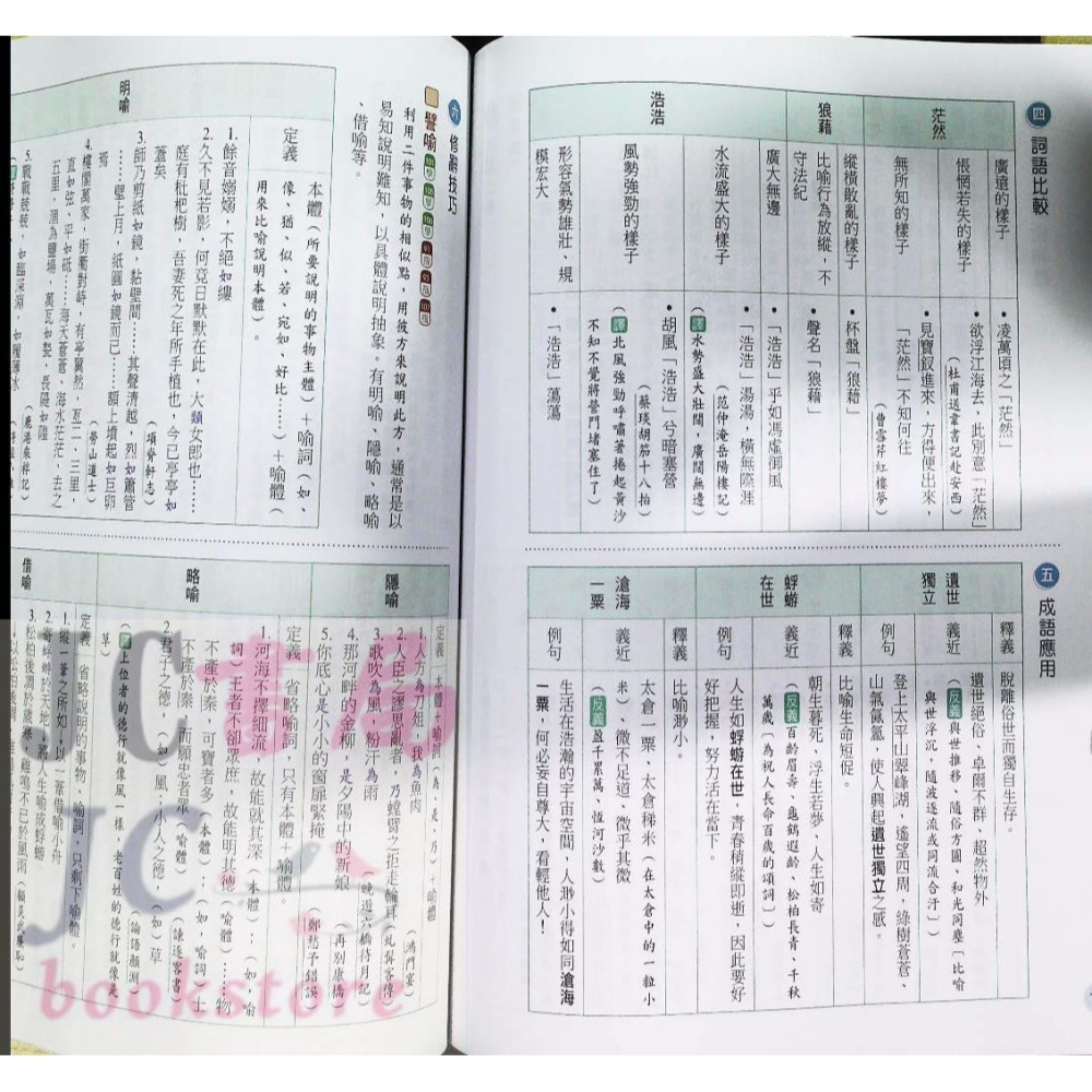 【JC書局】南一高中 115年 升大學 學測 國文特效鑰【JC書局】-細節圖9