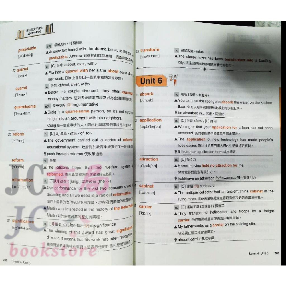 【JC書局】三民高中 英語 makeme high 核心英文字彙力 單字 2001-4500-細節圖4