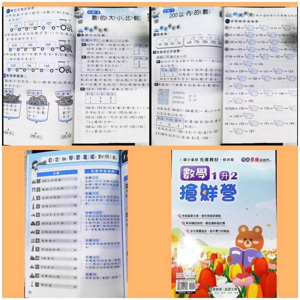 【JC書局】奇鼎國小 114暑 (暑期 暑假) 搶鮮營 先修教材 數學  1升2 2升3 3升4 4升5 5升6-細節圖6