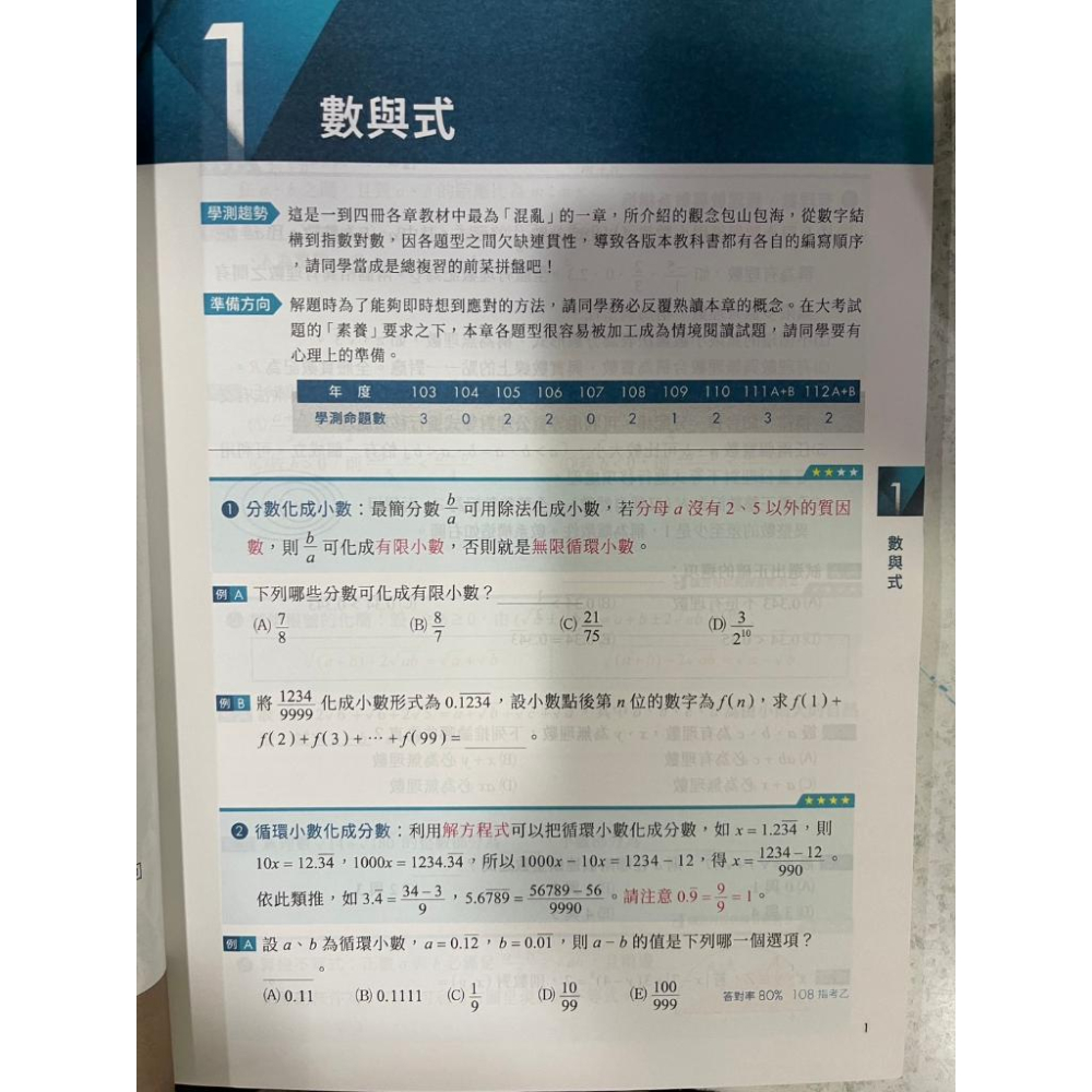 【JC書局】晟景高中 113年 對話式 數學(1-2) 學測複習講義【JC書局】-細節圖2
