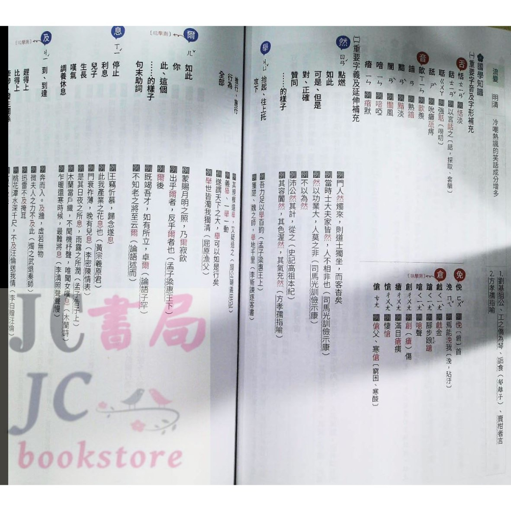 【JC書局】翰林高中 115年 文言文15篇大講堂 (經典選文+混和題型訓練)-細節圖9