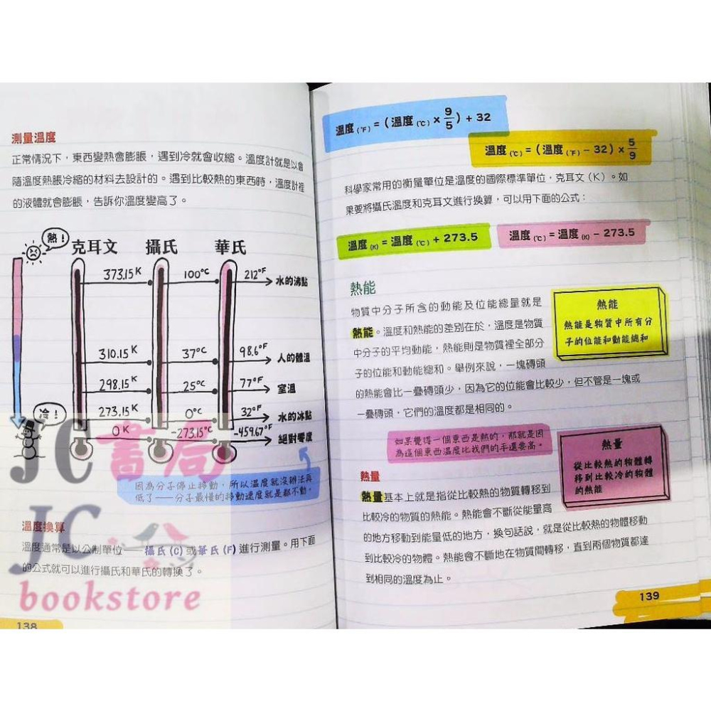 【JC書局】三民高中 學霸筆記 科學 (用一本書掌握世界【JC書局】-細節圖3