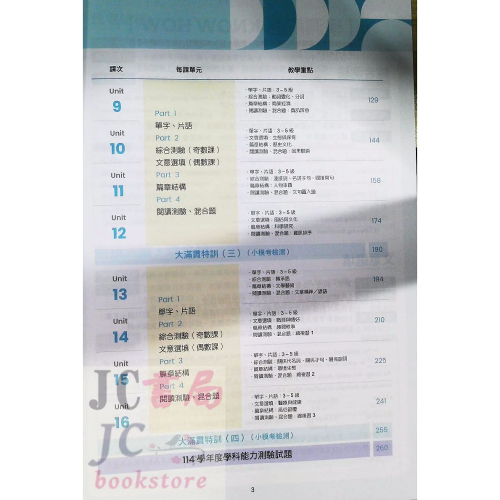 【JC書局】翰林高中 115年 新大滿貫(108課綱) 英文 總複習【JC書局】-細節圖3