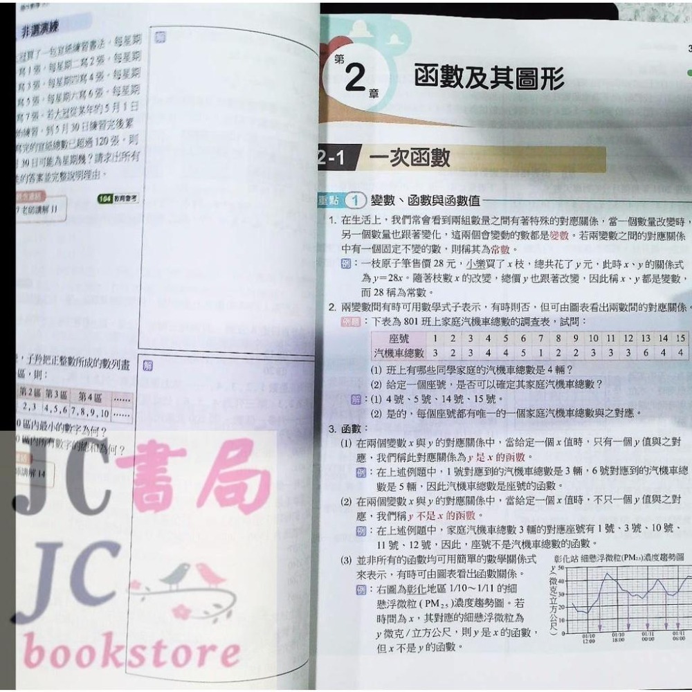 【JC書局】南一國中 113下學期 點線面 講義 國文 英語 數學 自然 歷史 地理 公民 (2) (4) (6)-細節圖3