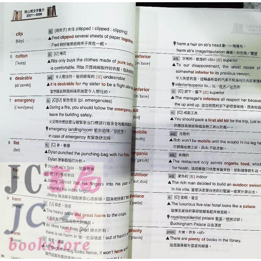 【JC書局】三民高中 英語makeme high 進階英文字彙力 2001-4500【JC書局】-細節圖3
