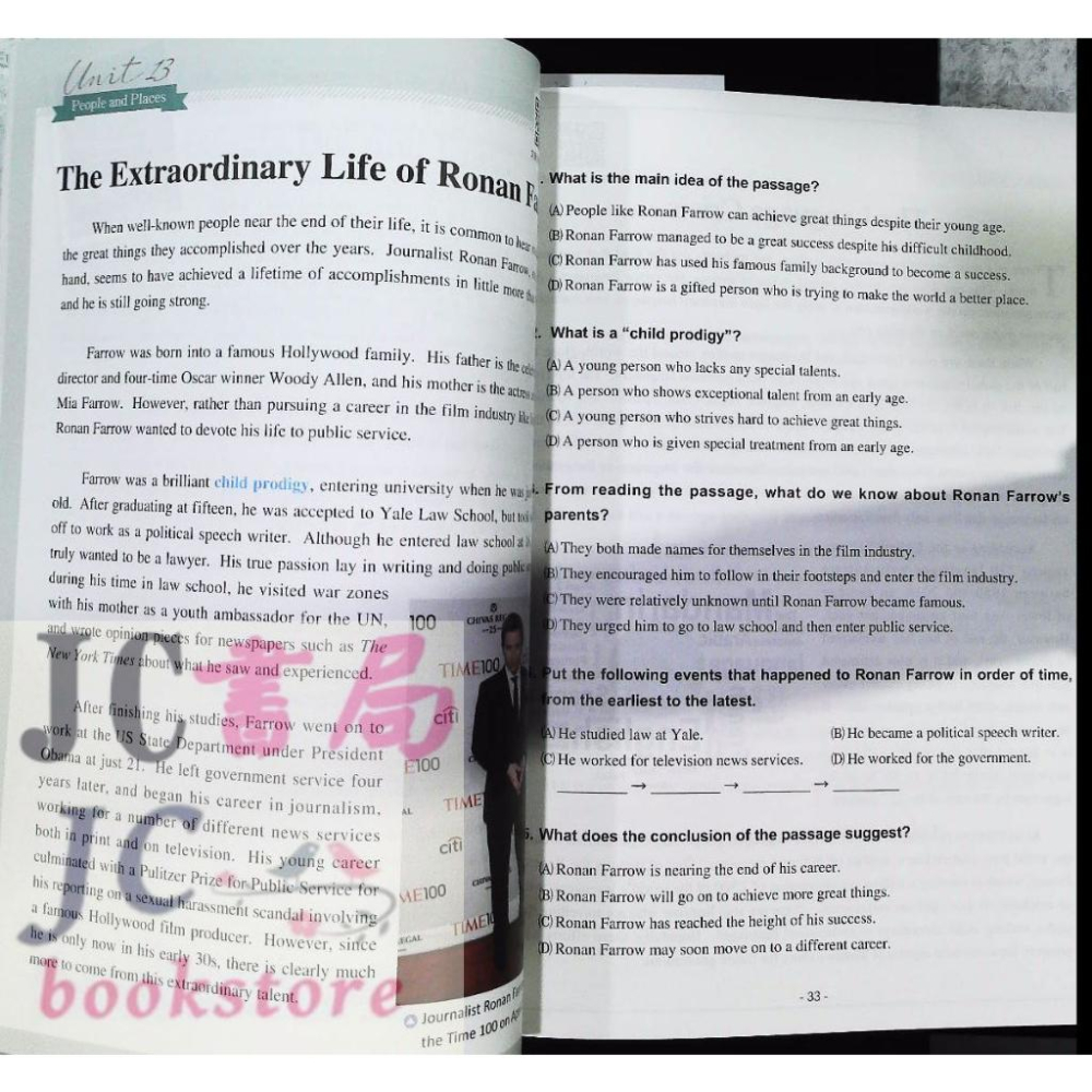 【JC書局】翰林高中 贏家英文 Around the world in 80 topic 英文閱讀測驗 有詳解-細節圖3