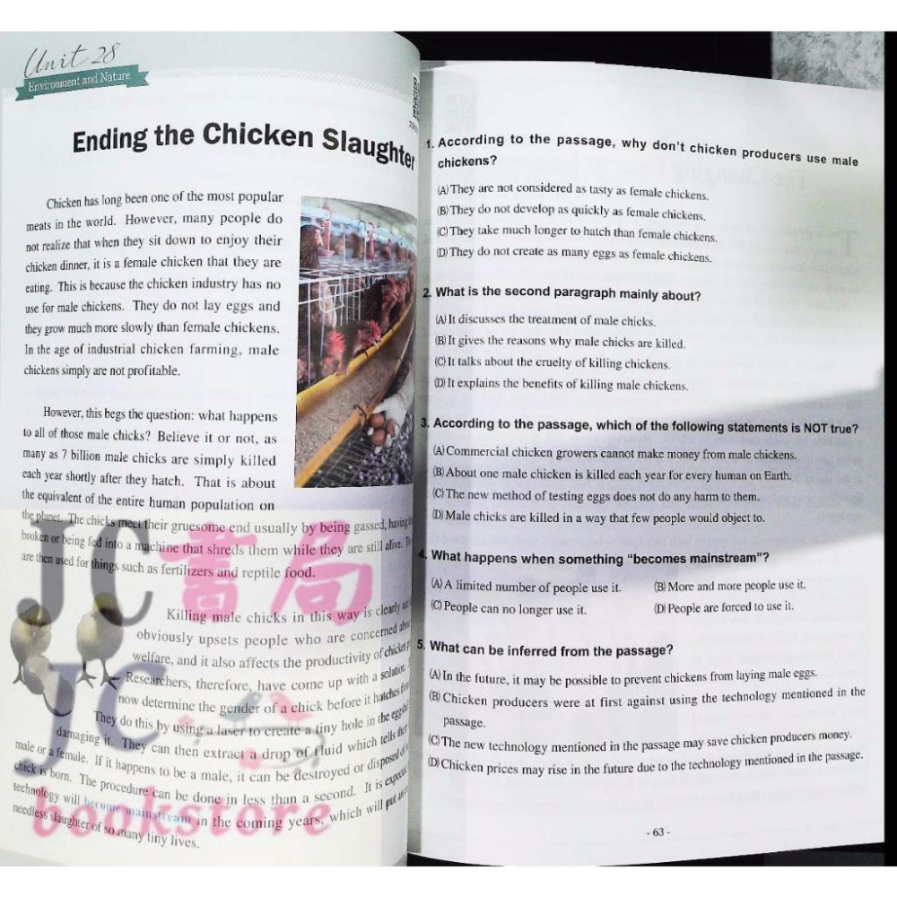 【JC書局】翰林高中 贏家英文 Around the world in 80 topic 英文閱讀測驗 有詳解-細節圖4