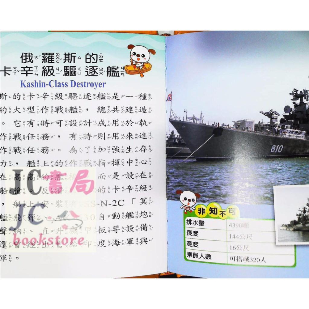 【JC書局】世一國小 小百科 我是知識王(4) 船艦 B688004-細節圖2