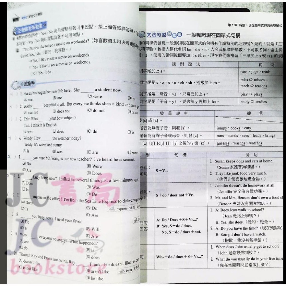 【JC書局】翰林 國中 115年  大滿貫 英語 英文 文法總匯 108課綱-細節圖5