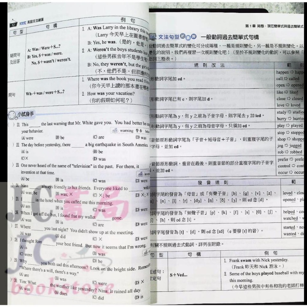 【JC書局】翰林 國中 115年  大滿貫 英語 英文 文法總匯 108課綱-細節圖7