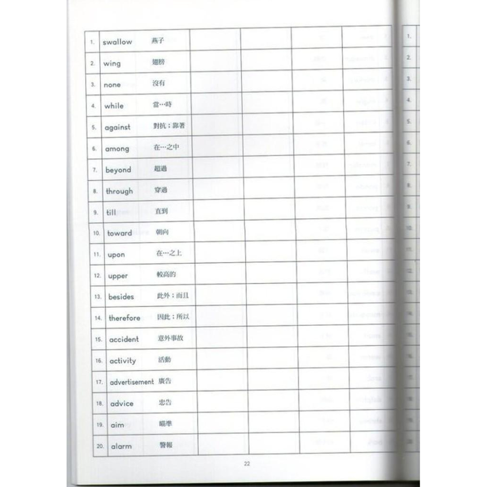 【JC書局】品學文化 單字練習簿 國中 進階800字+280片語+CD-細節圖2