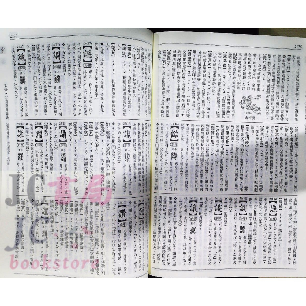 【JC書局】 三民出版 精編 活用辭典 國文 (字典) 精編活用辭典 頁數2880頁-細節圖5