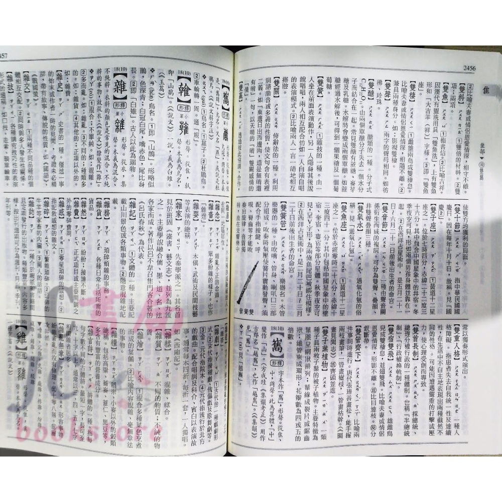 【JC書局】 三民出版 精編 活用辭典 國文 (字典) 精編活用辭典 頁數2880頁-細節圖7