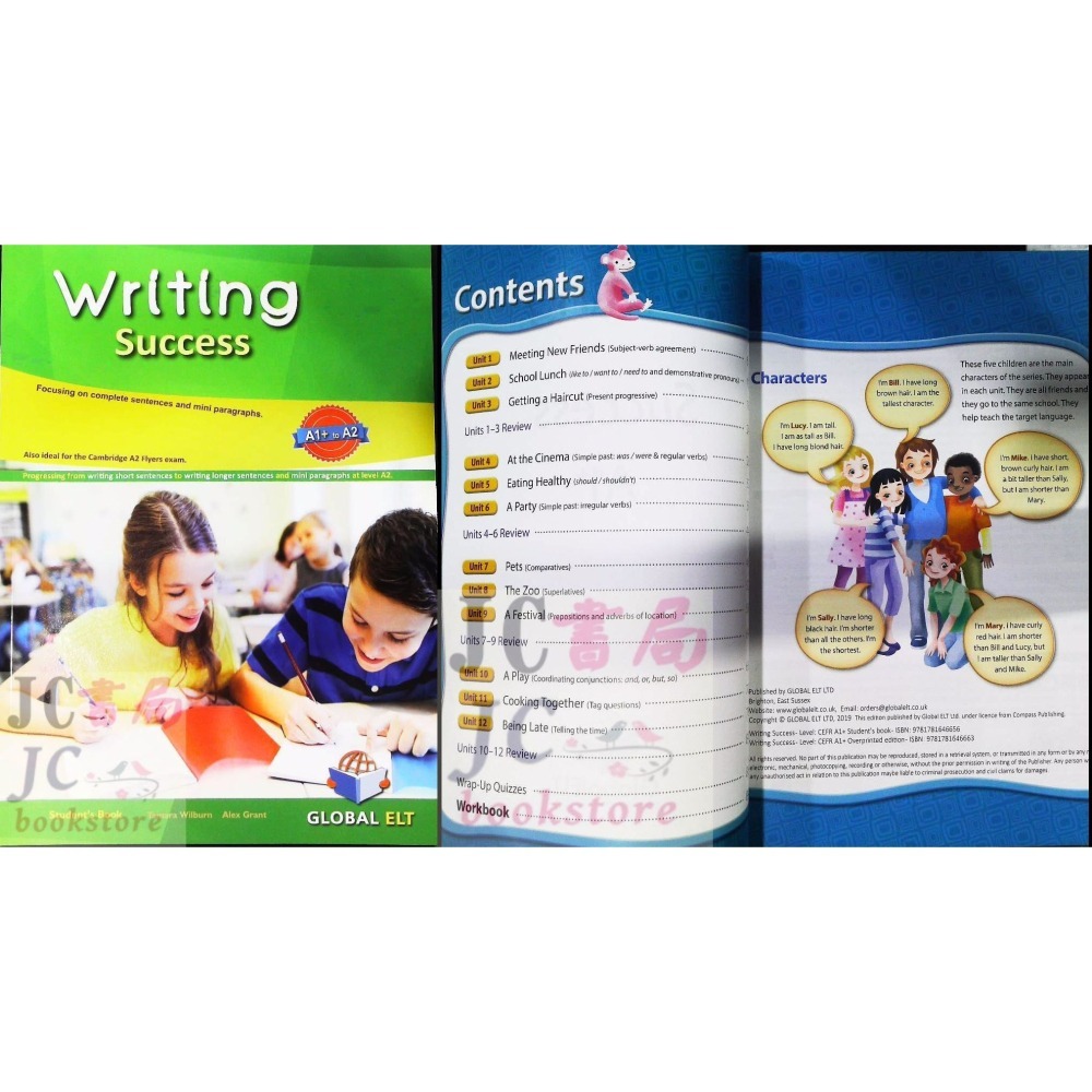 【JC書局】GLOBAL ELT 劍橋兒童英檢 英文寫作 作文 國小 英語 Writing Success-細節圖3