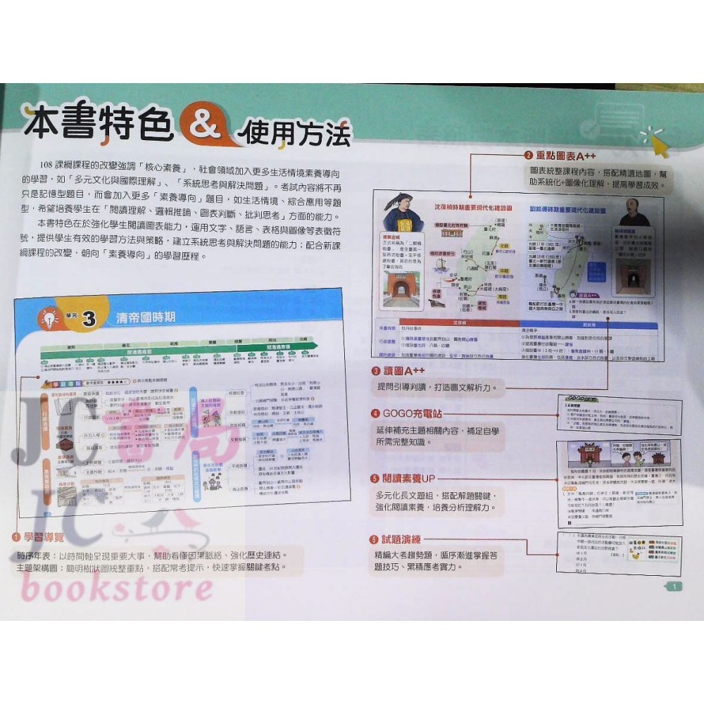 【JC書局】翰林國中 躍讀 圖表素養力 歷史 臺灣篇 7年級-細節圖2