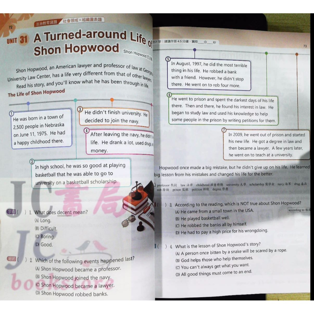 【JC書局】翰林國中 躍讀 英語 英文 ASK素養閱讀 (活用6大閱讀技巧)-細節圖6