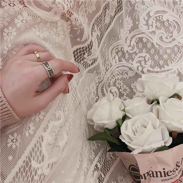 現貨💖猫日屋💖古董蕾絲鏤空復古A字大裙襬長裙-細節圖9