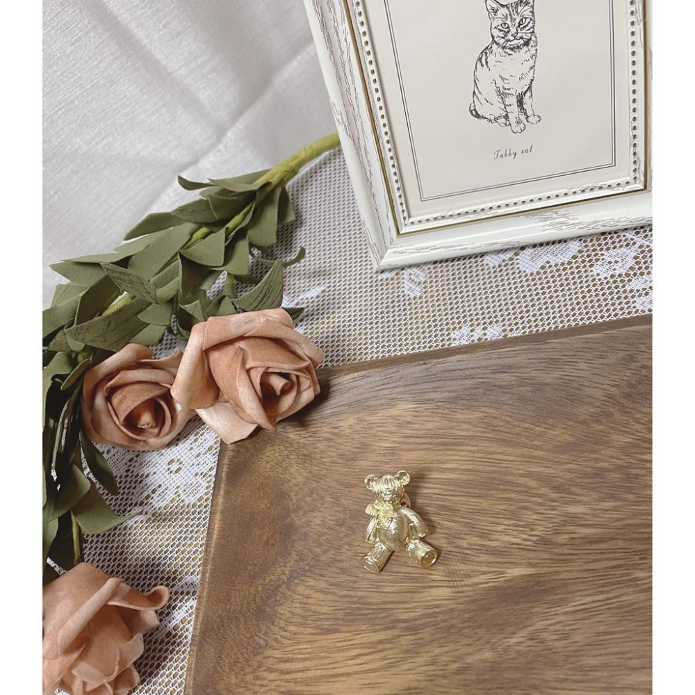 現貨💖猫日屋💖日系可愛金色小熊胸針-細節圖5