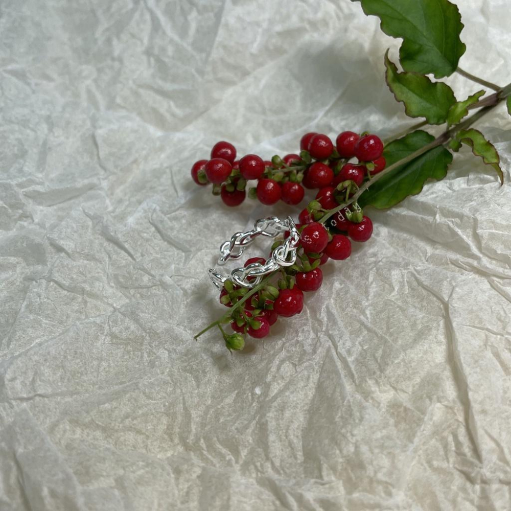 現貨💖猫日屋💖 🇰🇷 925s 日韓愛心麻花繩結開口戒指-細節圖6