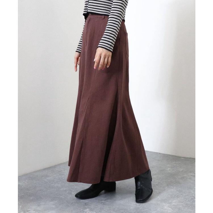 現貨💖猫日屋💖日系必備復古甜美純棉牛仔魚尾長裙-細節圖3