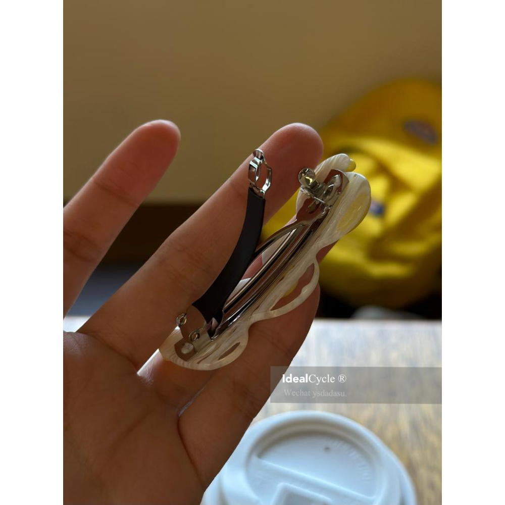 現貨💖猫日屋💖IdealCycle  Y2K風糖果拼色彈簧夾髮夾-細節圖2