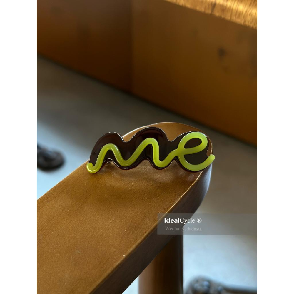 現貨💖猫日屋💖IdealCycle  Y2K風糖果拼色彈簧夾髮夾-細節圖8