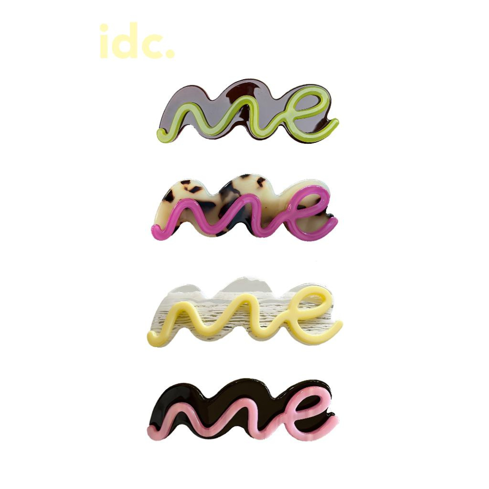 現貨💖猫日屋💖IdealCycle  Y2K風糖果拼色彈簧夾髮夾-細節圖9