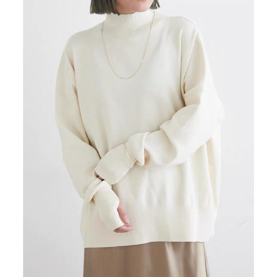 現貨 / 猫日屋💖日單Omekashi💖日系百搭款基礎款薄款細針織上衣-細節圖8