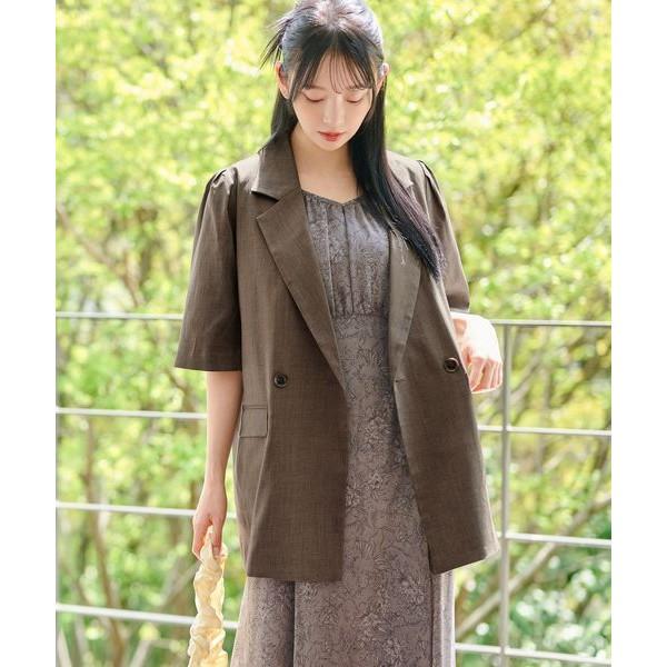現貨 猫日屋🇯🇵日單mysty woman / 3標齊全~堀未央奈款 日系短袖西裝外套 編號ZA2155-細節圖5