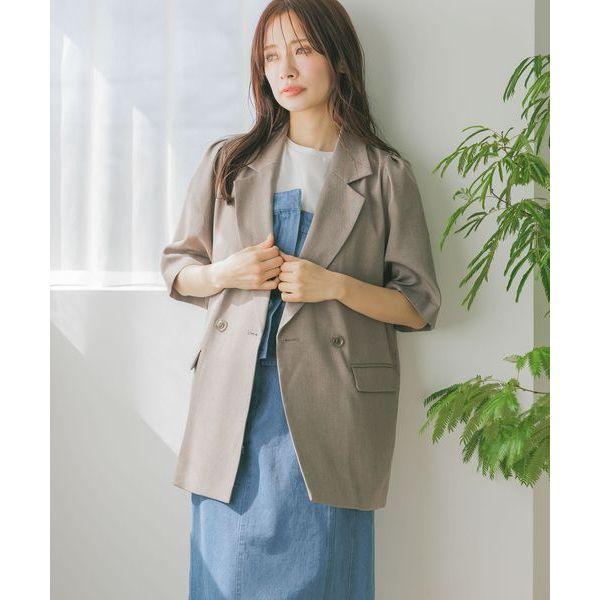 現貨 猫日屋🇯🇵日單mysty woman / 3標齊全~堀未央奈款 日系短袖西裝外套 編號ZA2155-細節圖7