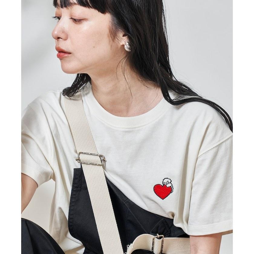 現貨 猫日屋🇯🇵日單FREAK＇S STORE / 獨家款 tombonia線條小狗聯名款 刺繡短T 編號ZA2176-細節圖2