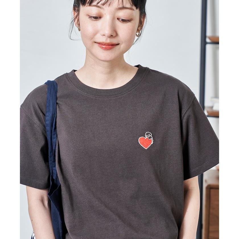 現貨 猫日屋🇯🇵日單FREAK＇S STORE / 獨家款 tombonia線條小狗聯名款 刺繡短T 編號ZA2176-細節圖4