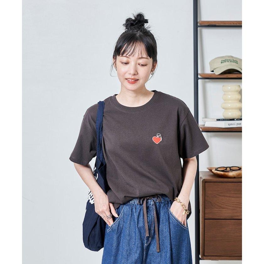現貨 猫日屋🇯🇵日單FREAK＇S STORE / 獨家款 tombonia線條小狗聯名款 刺繡短T 編號ZA2176-細節圖8