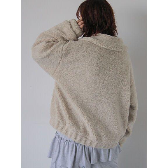 現貨 猫日屋🇯🇵日單ehka sopo / 有標~ 日系暖冬必備~羊羔毛翻領泰迪熊外套 編號ZA2230-細節圖5