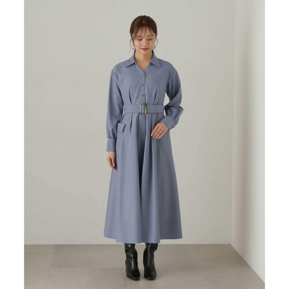 現貨 猫日屋🇯🇵日單PROPORTION BODY DRESSING / 3標齊全日系襯衫翻領洋裝 編號ZA2195-細節圖4