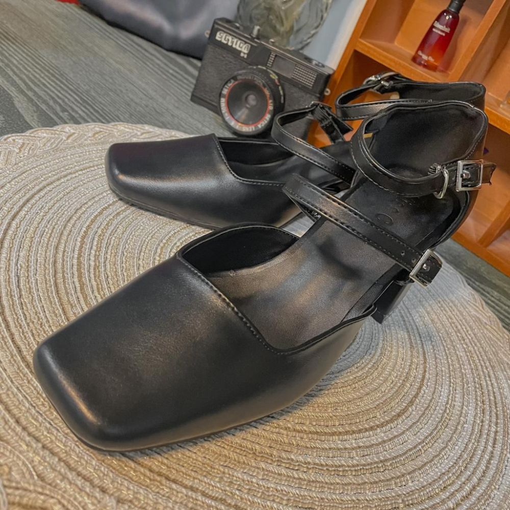 復古洋行 𝕧𝕚𝕟𝕥𝕒𝕘𝕖 基礎百搭款一字帶高跟瑪莉珍鞋 KP001-細節圖7