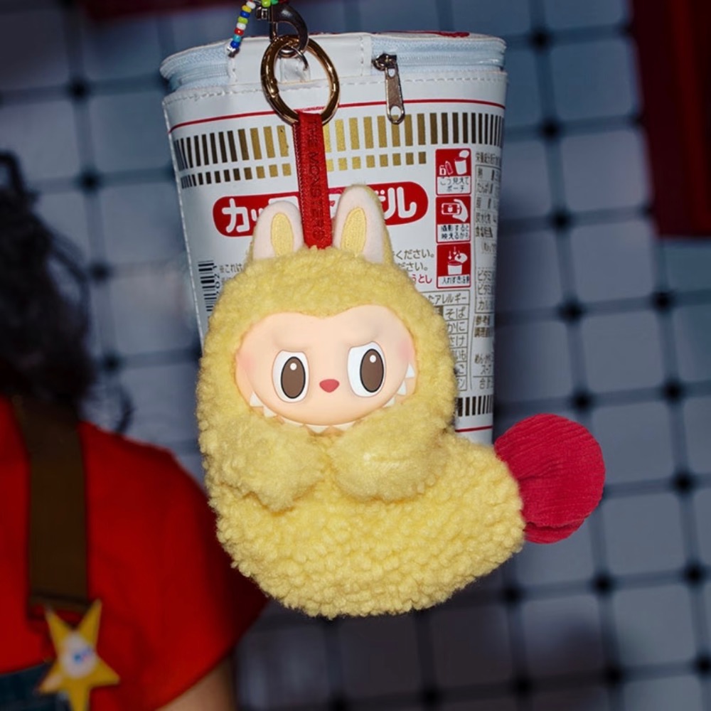 POPMART 🍤 Labubu 炸蝦耳機包 THE MONSTERS怪味便利店系列-細節圖5