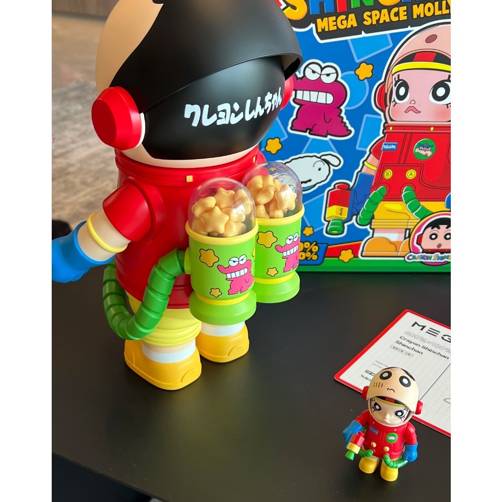 現貨 Mega Space Molly 蠟筆小新 400%+100% 盲盒-細節圖3
