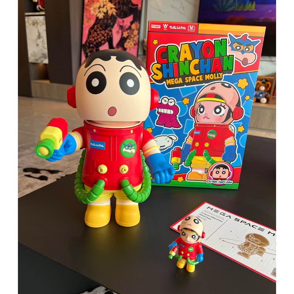 現貨 Mega Space Molly 蠟筆小新 400%+100% 盲盒-細節圖4