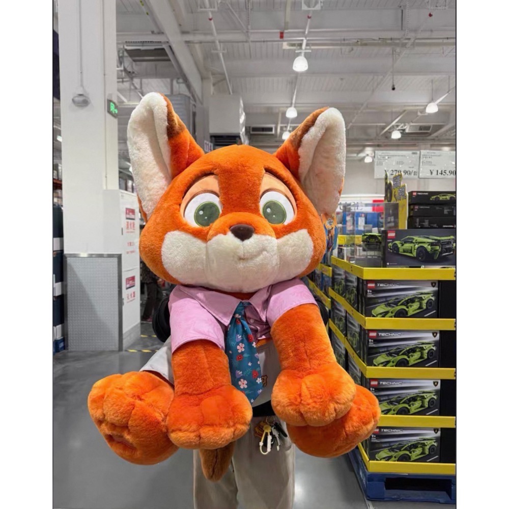 現貨！ 超大80公分 動物方城市 尼克/朱迪三合一大抱枕-細節圖5