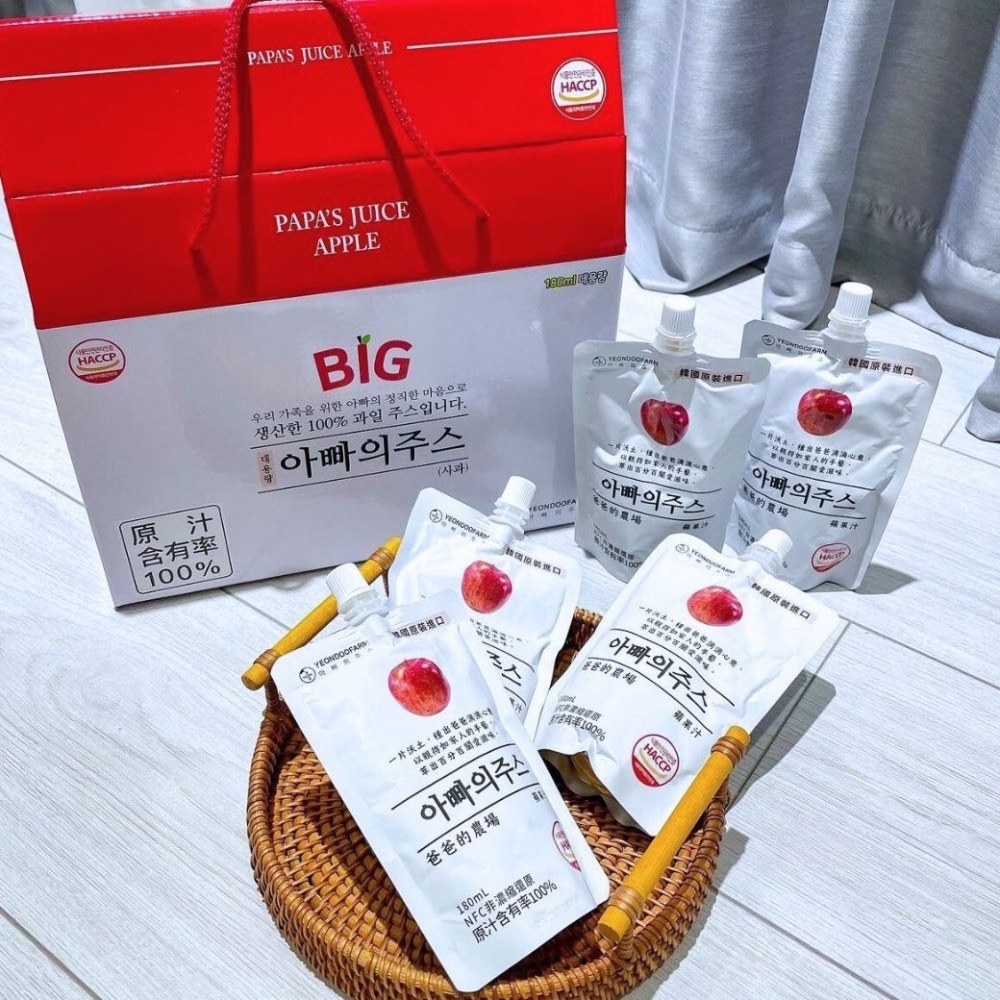 領劵免運 🛒 現貨 韓國 YEONDOO 爸爸的農場 蘋果汁 兒童果汁 蔬果汁 100ml-細節圖3